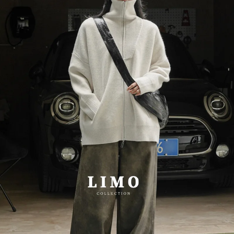 

LIMO 2025 New Sweater Coat Women Casual Soft Acrylic Chenille Cardigan Warm Chunky Knit For Fall Winter Daily Outdoor Wear