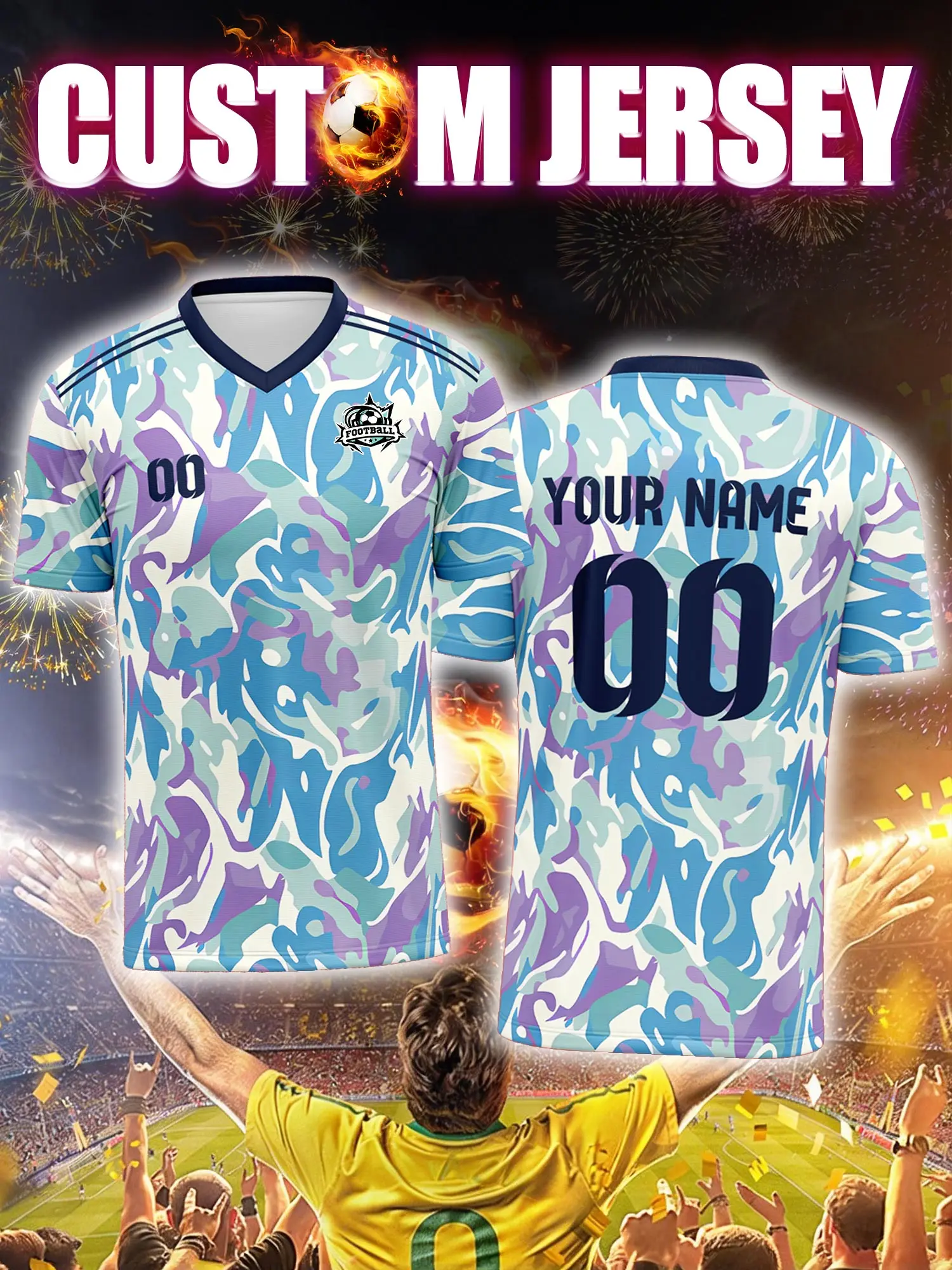 

Спортивные футболки с V-образным вырезом для мужчин и женщин 2026 года с индивидуальным именем и номером, быстросохнущие, модные, с технологией сублимации