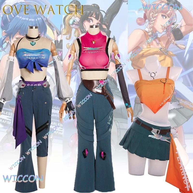 

Mag/Ove часы DVA Juno Mercy косплей наряд кроссовер женский игровой костюм платье аниме персонаж костюм на Хэллоуин Рождество Lawr