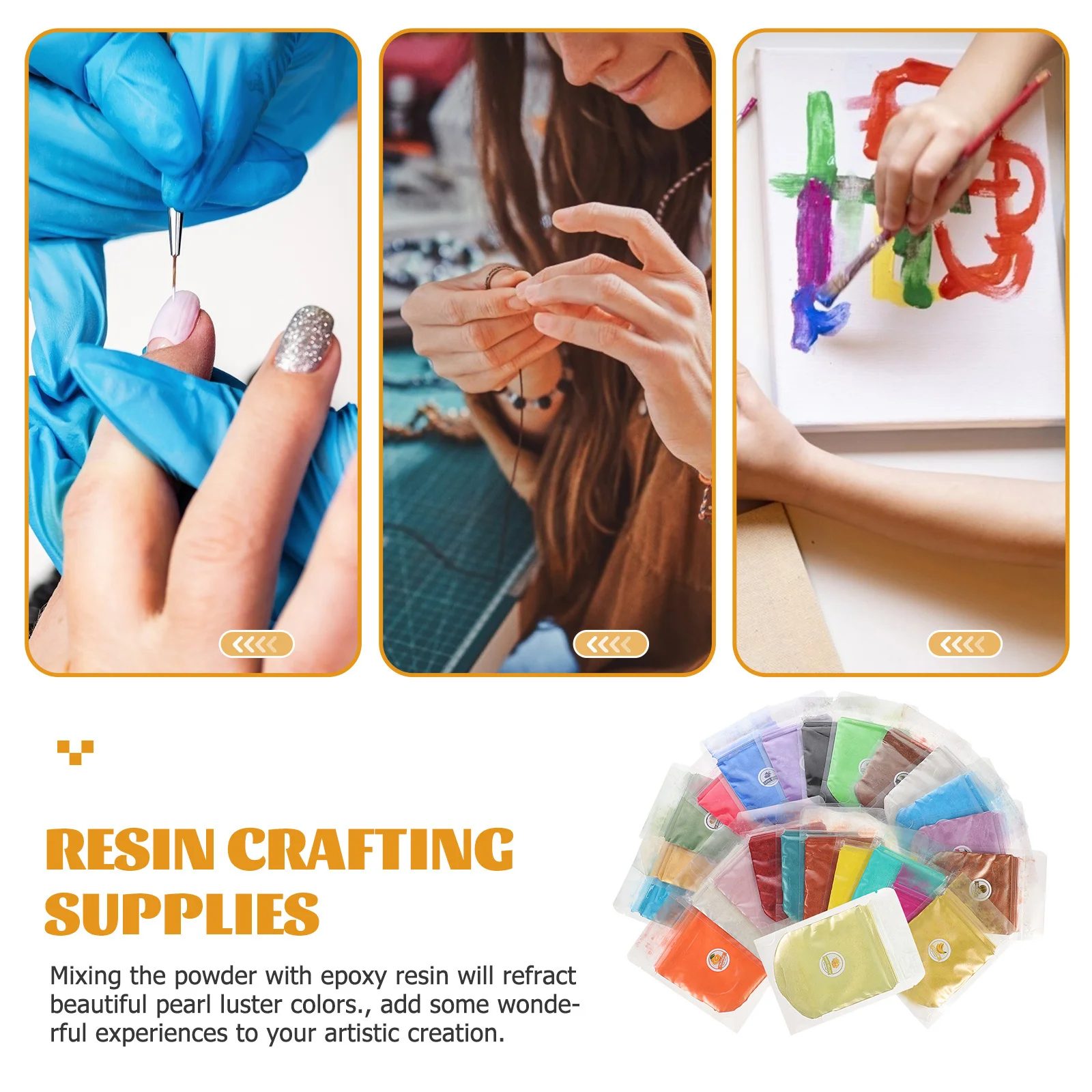 Pó de mica para arte em unhas, faça você mesmo, resina, blush, pigmento, brilho, sabão, suprimentos epóxi, material de artesanato