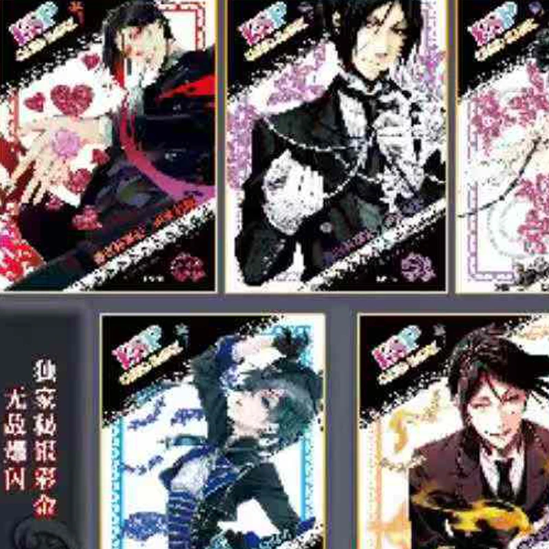 Black Butler Collectible Trading Cards Special Price Wholesale Exchange 2025 Collection Playing Card Party Games
