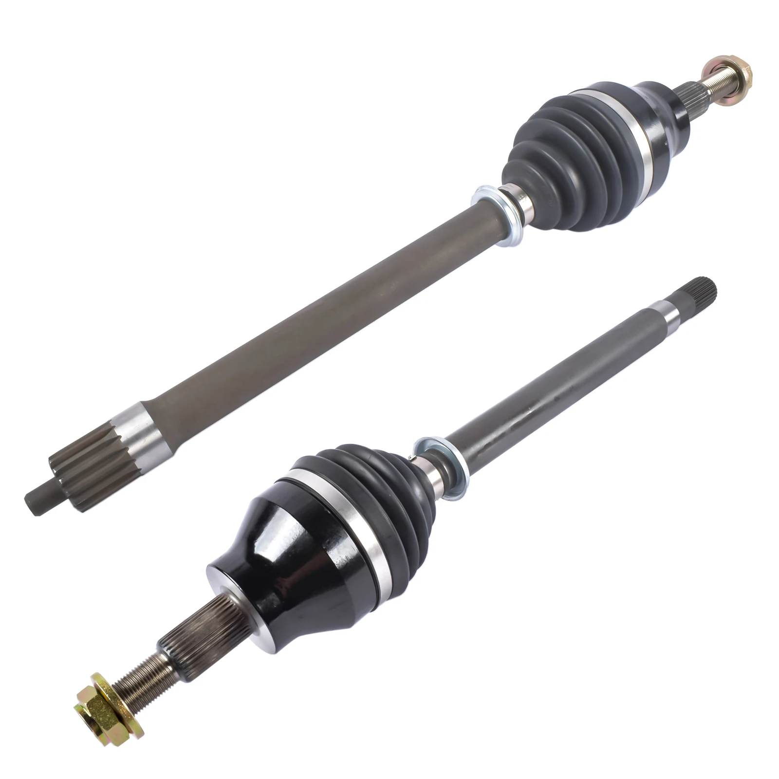 Glossy Front Left Right CV Axles Fits 2018-2020 4 Door Sahara Select 4H 68394142AA 68413463AA