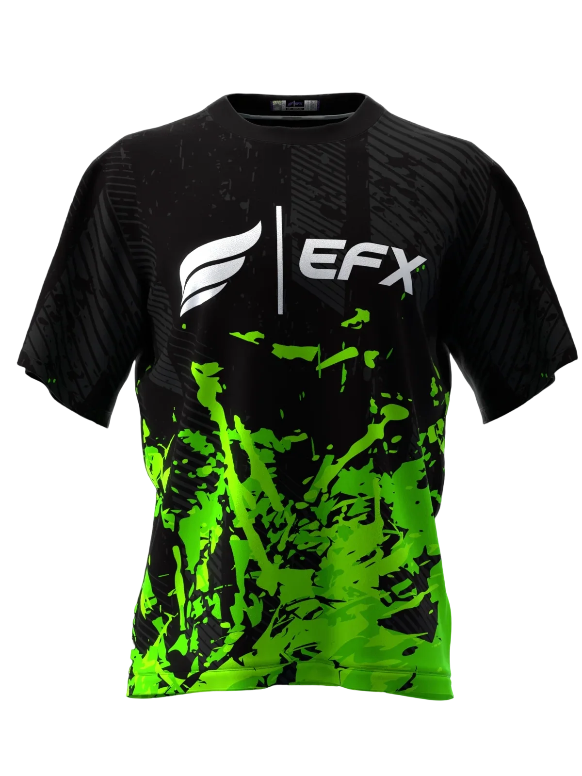Splatter Vibrant Style Short Sleeve Bowling Jersey, Quick Dry Breathable Athletic Top for Bowling Games Daily Practice Sessions