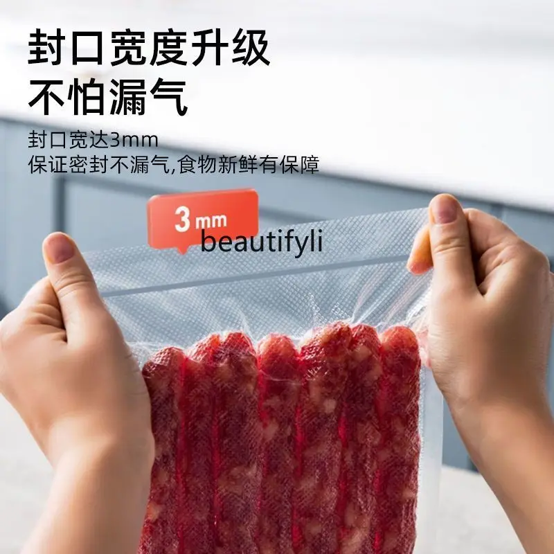 Automatic vacuum sealing machine for household small food, vacuum sealing machine