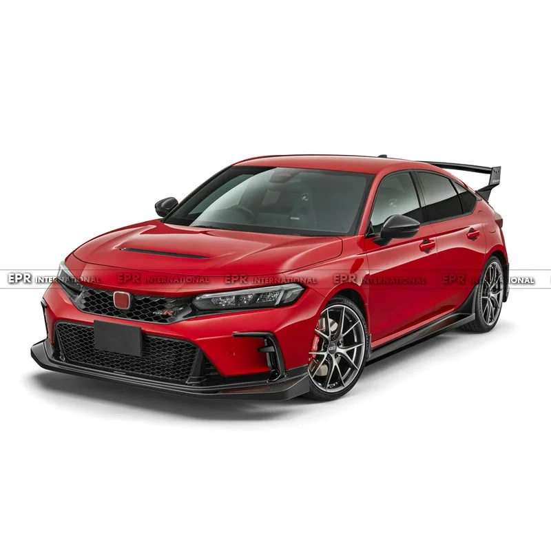 Подходит для передней губы для HONDA CIVIC TYPE R MK6 FL5 и для HONDA CIVIC 11TH GEN FL1 MU Тип настоящего индивидуального углеродного волокна