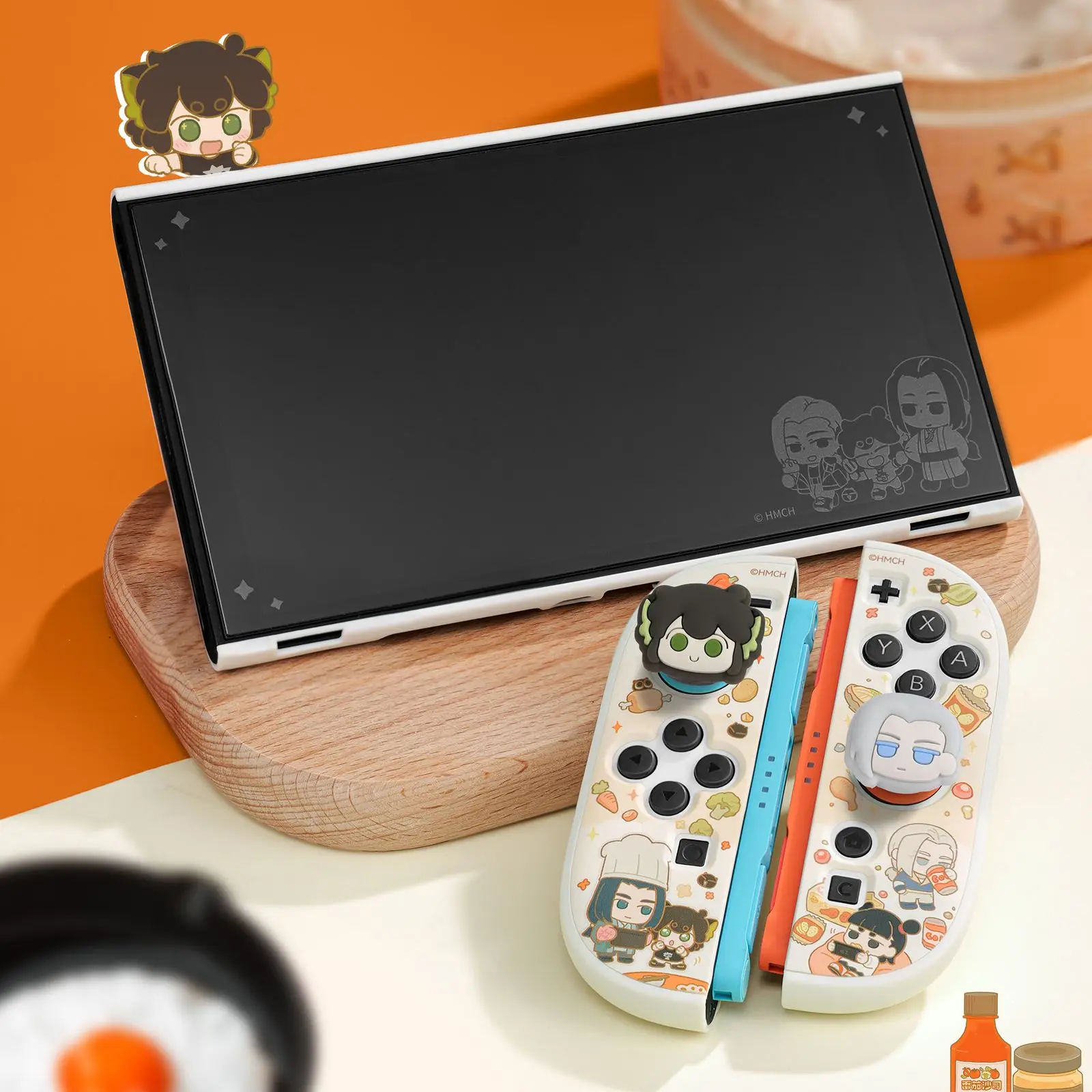 Geekshare Premium High-Aluminum Tempered Glass Screen Protector for Switch 2 with Positioning Frame, Ultra HD Luo Xiaohei