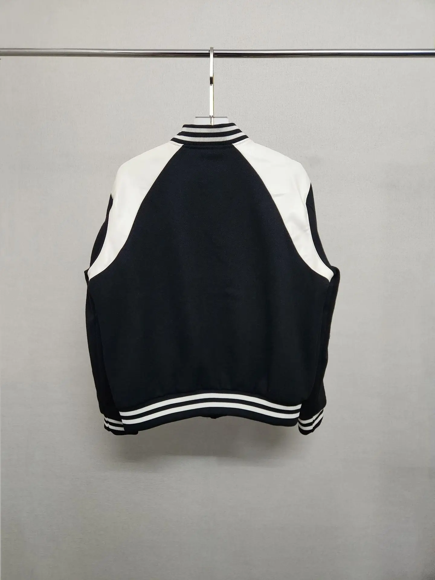 Classic wool patchwork baseball jacket for men and women college style British jacket pilot jacket