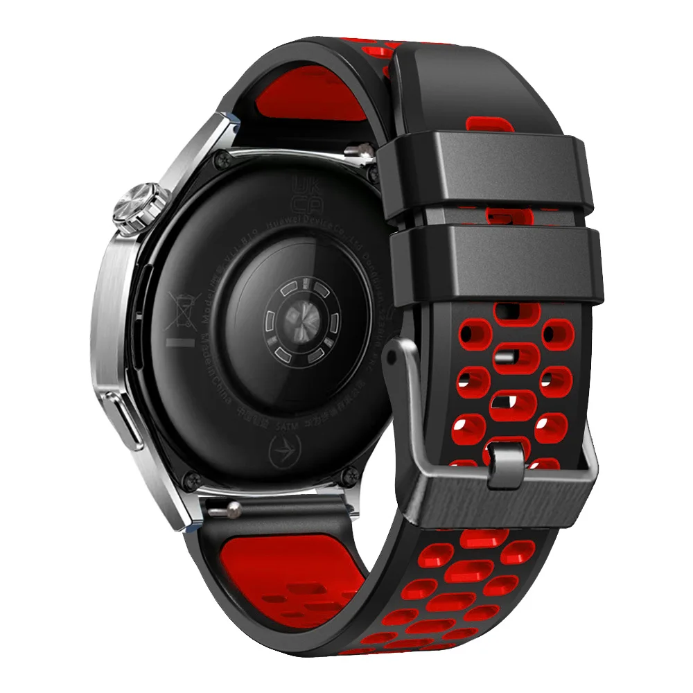 Cinturino per orologio con cinturino in silicone da 22 mm per Huawei Watch 5/ GT5 46mm/Buds/GT3 Pro 46mm/GT4 46mm GT2 Pro GT3 SE cinturino GT5 Pro 46mm