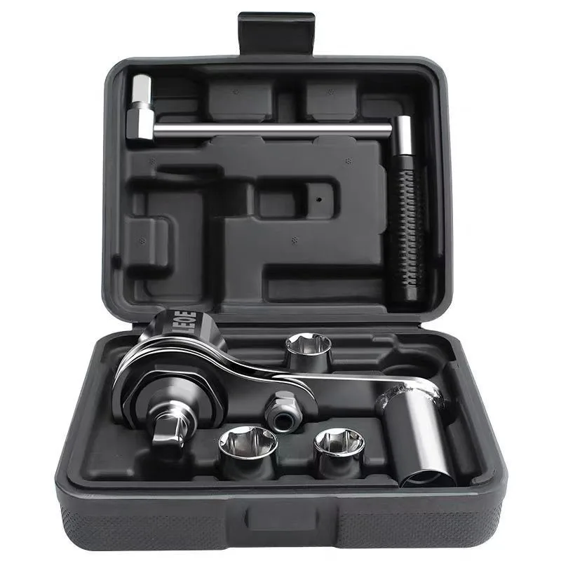 Tire labor-saving wrench, hand crank, trolley screw disassembly and assembly force-increasing wrench Household car tire