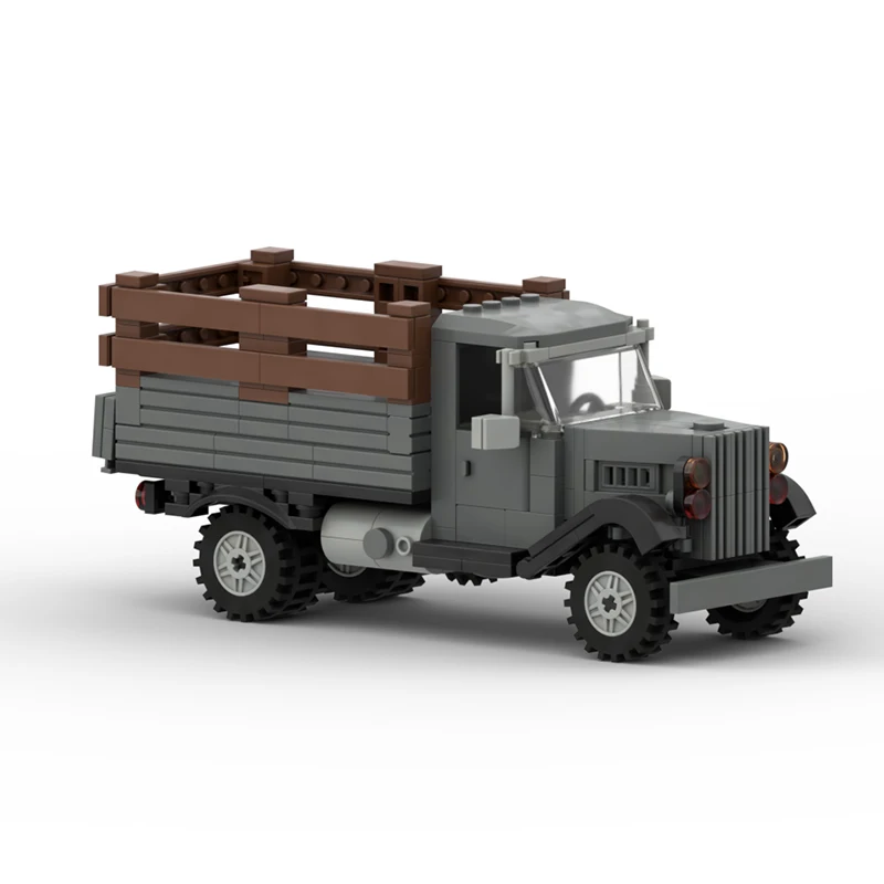 Moc Bausteine Weltkrieg II Deutsch Militär LKW Transport gepanzertes Fahrzeug Kinder auto Spielzeug Modell Geburtstags geschenk