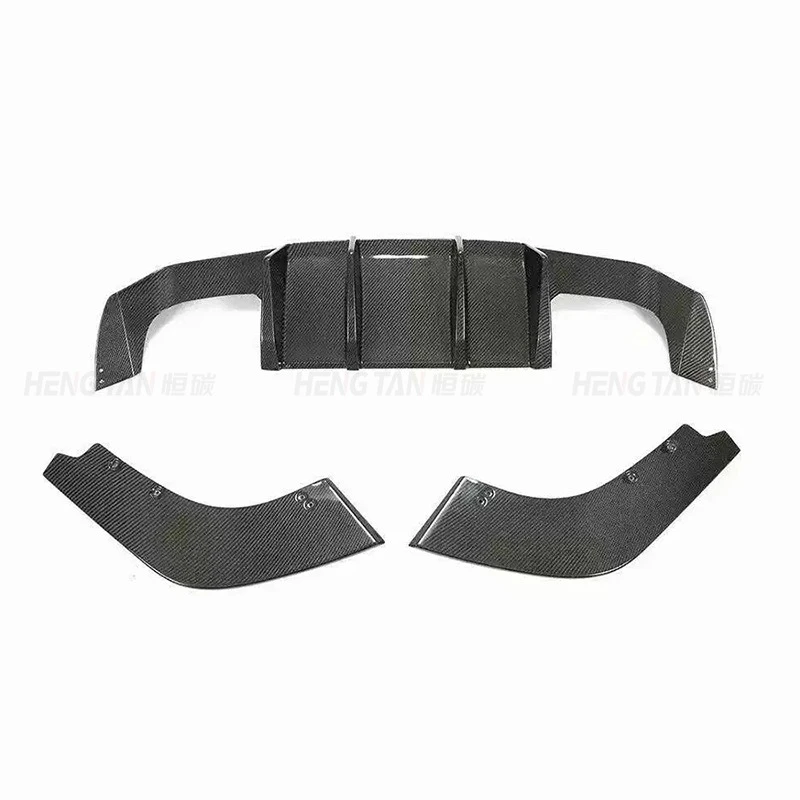 

Suitable for BMW M2 F87 M2C modified real carbon fiber V rear lip rear bumper lower lip rear shovel accessories