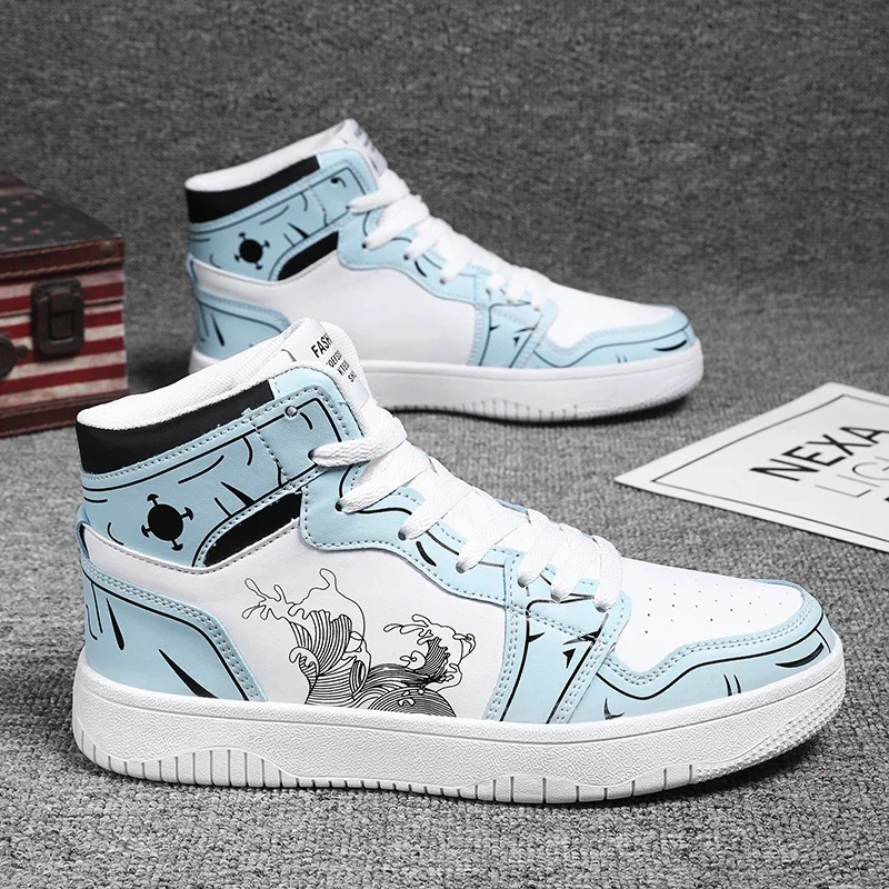 

Big Size Men Casual Shoes 2025 New Autumn Warm Non Slip Thick Soled Outdoor Sneakers Trendy High Top Lace Up Comfort Board Shoes