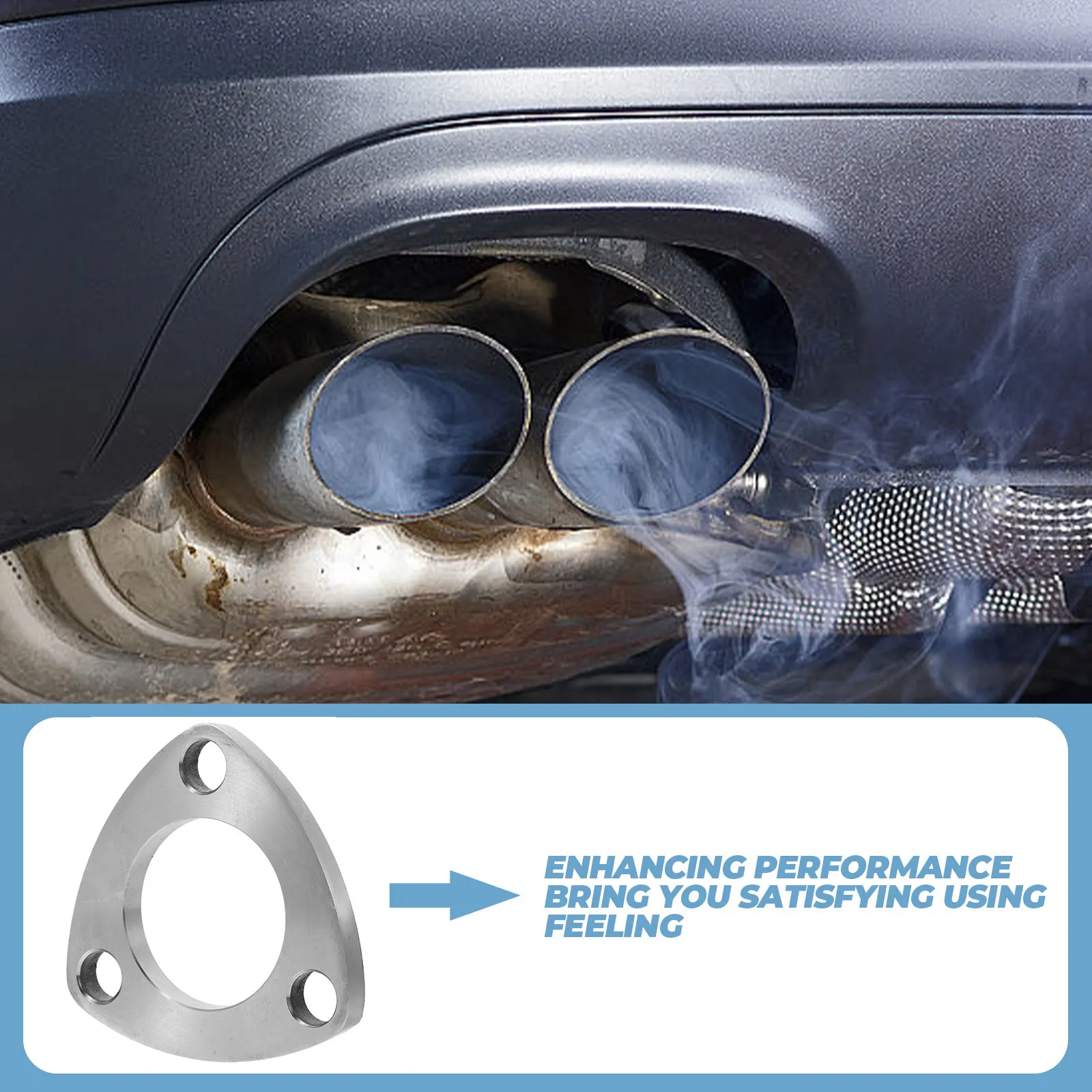 

Interface Gasket Stainless Steel Flange Cars Exhaust Manifold Connection Replacements