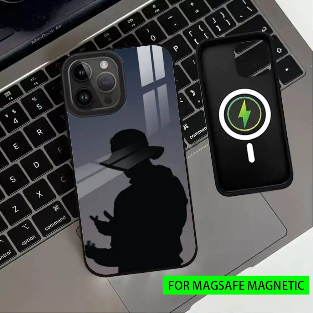 Чехол для телефона Masked Singer B-Beny J-Jr-S для iPhone 17,16,15,14,13,12,11 Plus, Pro Magnetic с беспроводной зарядкой Magsafe