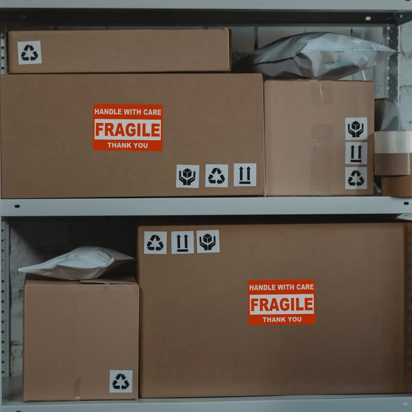 2" x 3" Fragile Stickers for Shipping and Moving Please Handle with Care Fragile Thank You Warning Stickers Fragile Labels