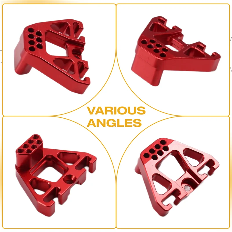 Hot-RC Auto Upgrade Voor En Achter Schokdemper Beugels Kit Voor 1/10 YK4106 YK4107 RC Auto Upgrade accessoires