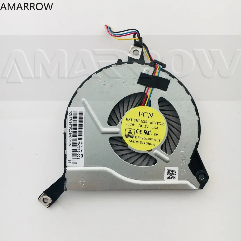 Original Laptop Cooler for HP 15-P 14-P 17-P 17-F cooling heatsink and fan 773449-001 773386-001 4rd generation