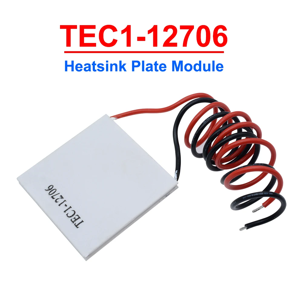 DC12V 60W TEC1-12706 TEC112706 Heat Sink Thermoelectric Cooler Cooling Pad Peltier Plate Module