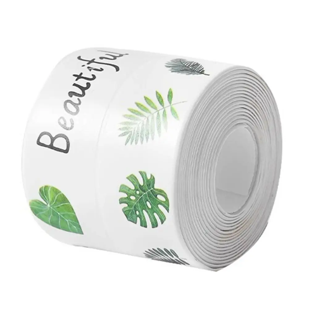 Waterproof Caulk Tape PVC Self Adhesive Sink Sealing Tape Flexible Oil-resistant Toilet Edge Protector for Countertop Bathroom
