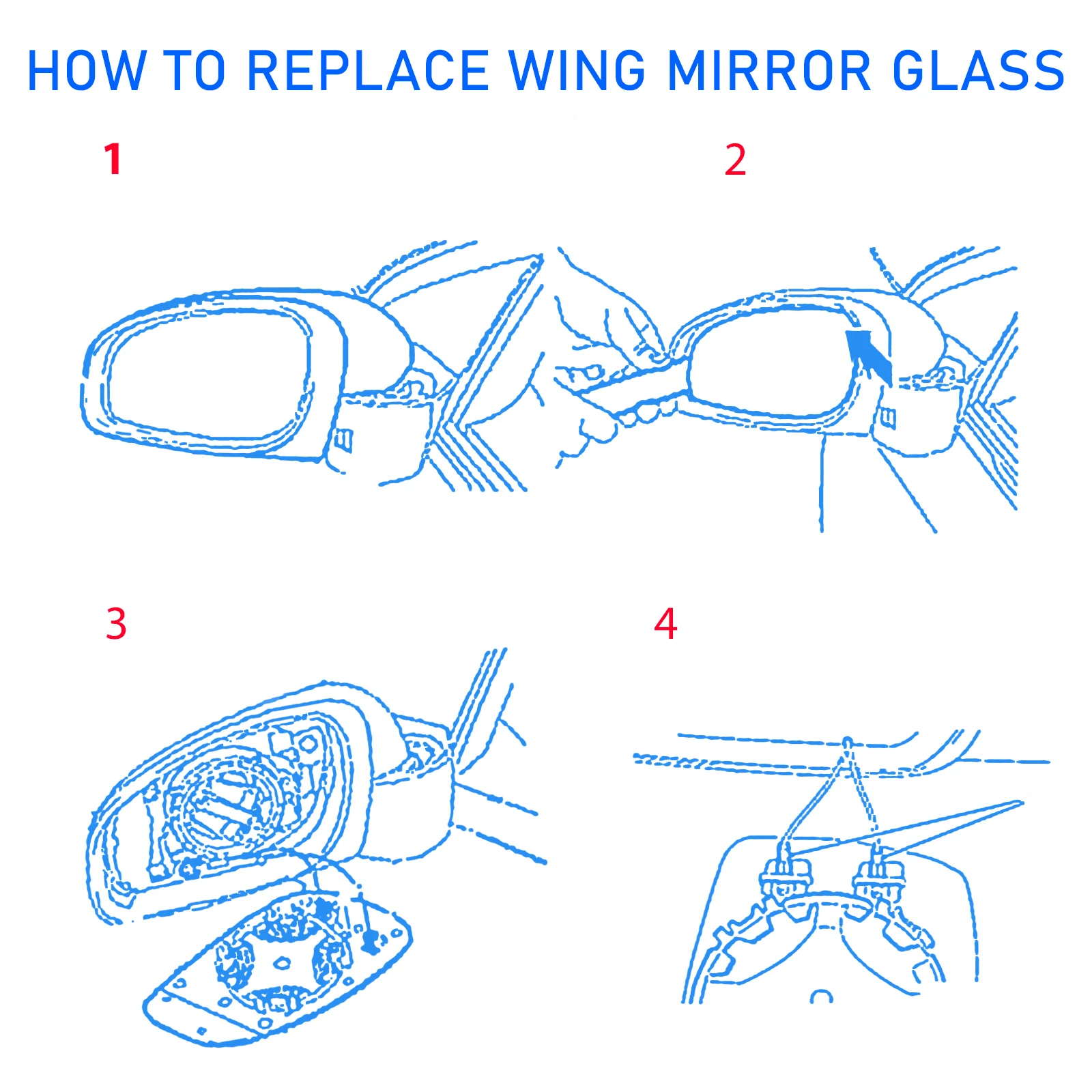 الجانب الأيسر مرآة الرؤية الخلفية الزجاج ساخنة صالح مقعد Mii 2018-up الجناح الباب مرآة الزجاج محدب لشركة فولكس فاجن بولو V MK5 6R 6C 2009-2017 #6