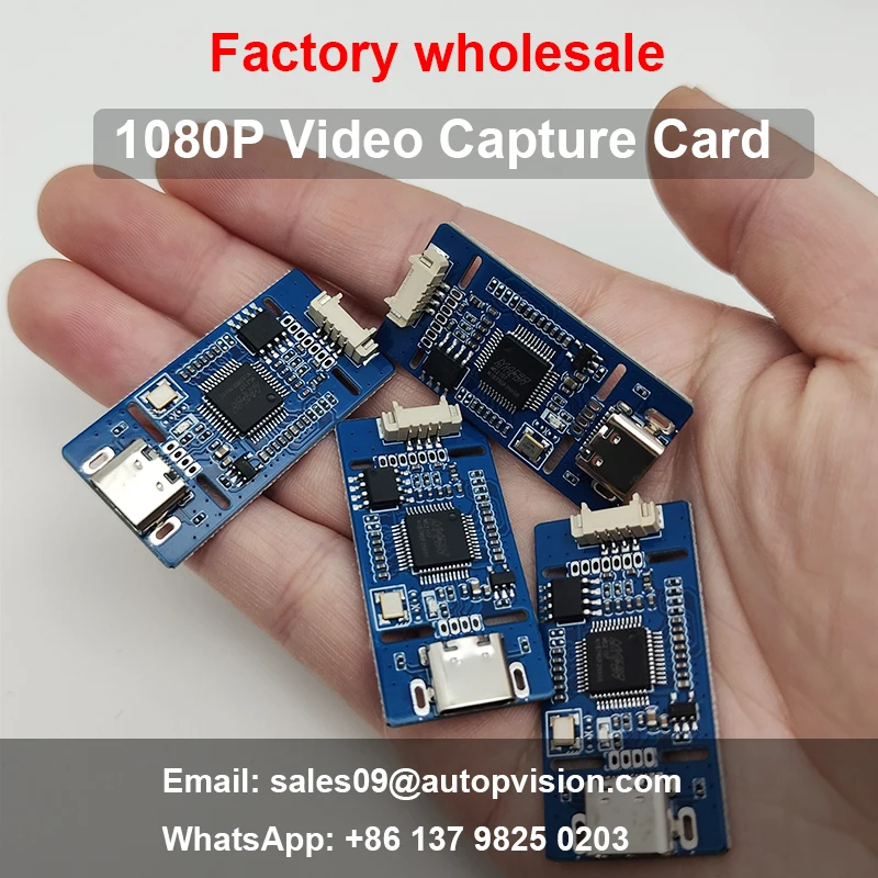 Factory wholesale 1080P Video Capture Card CVBS To USB Capture AV/CVBS/S-VIDEO Signal To Digital USB/TYPE-C Output Board