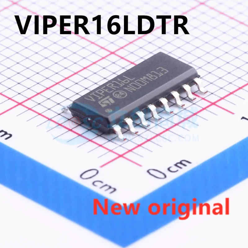 

10PCS VIPER16L VIPER16LDTR SOP-16 AC - DC controller and stabilizer Power management chip New original