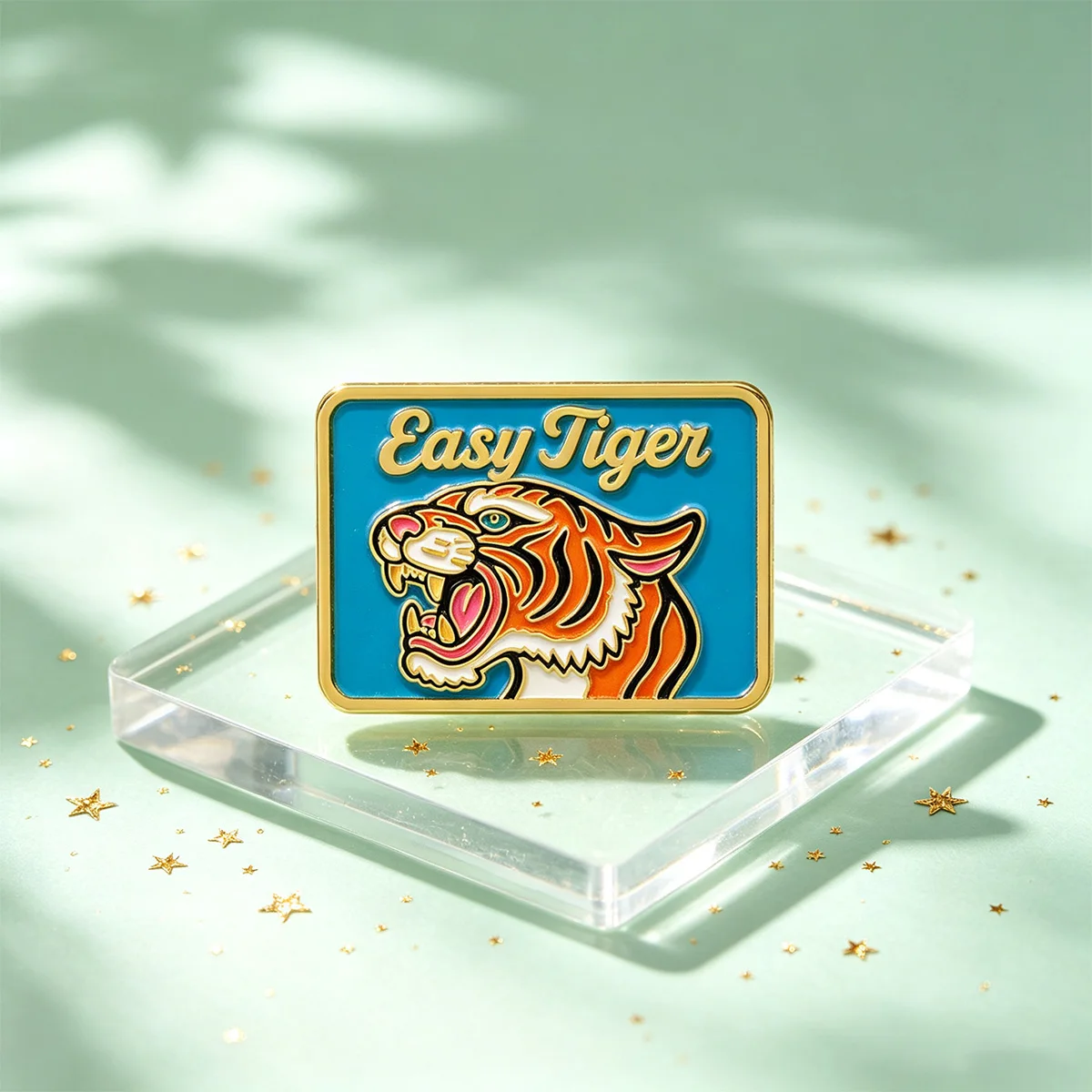 9pcs/Set Easy Tiger Enamel Pin Cool Tattoo Tiger Lapel Pins Badge on Backpack Clothing Accessories Fashion Jewelry Friends Gift view 3