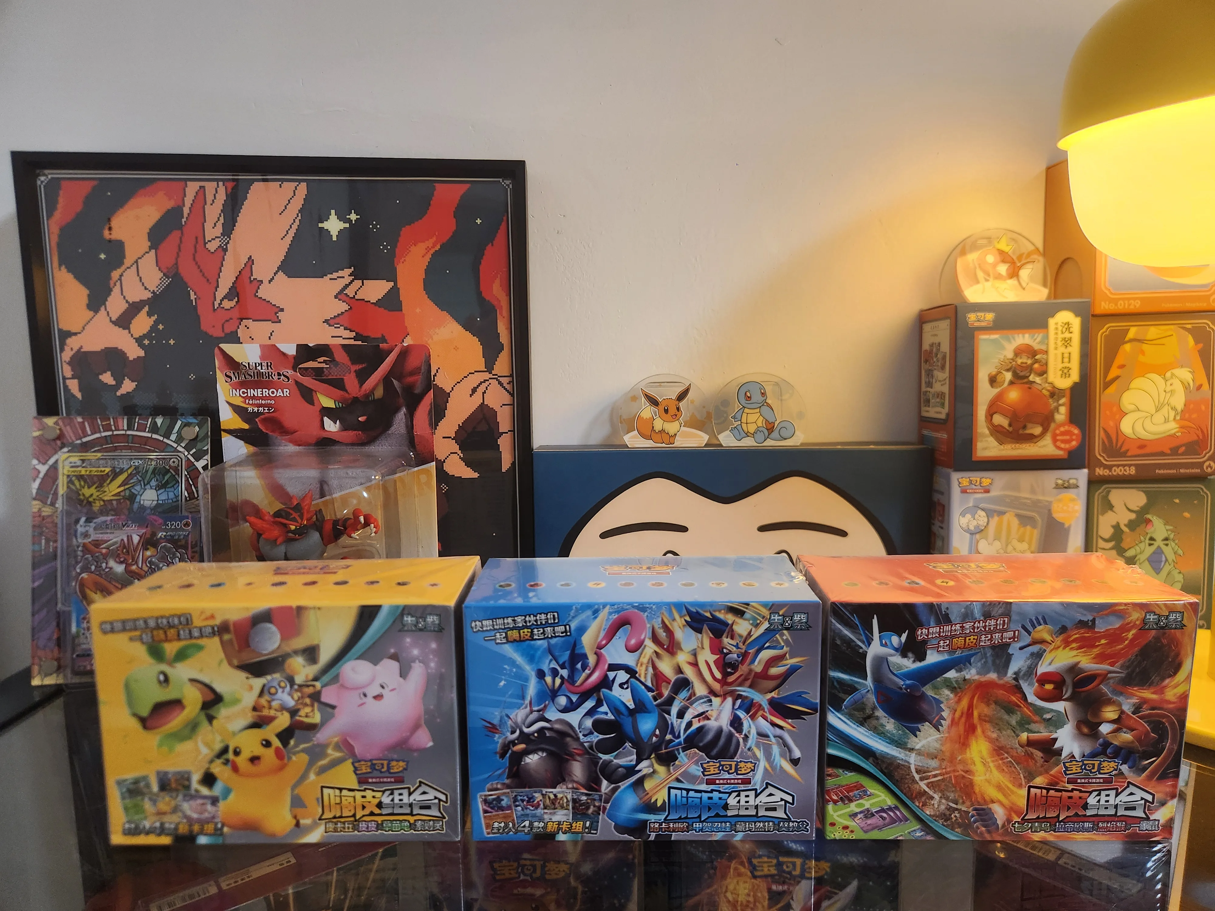 Оригинальные коллекционные карточки покемонов PTCG в китайской версии — высокая комбинация Пикачу и склеивания |   Специальный семейный комплект 151 |