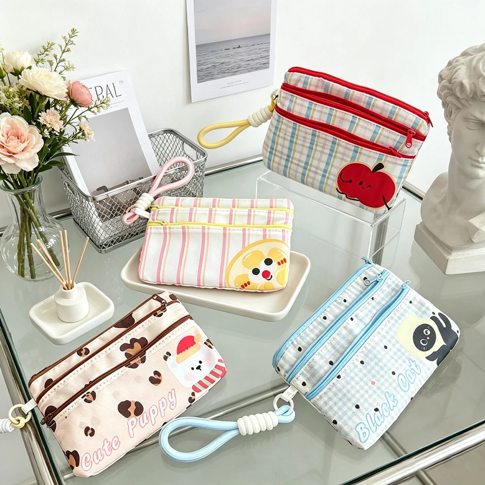 Cartoon Storage Bag for Organizing Small Items Such as Documents, Mobile Phones, Etc Suitable for Travel, Including Passport, I