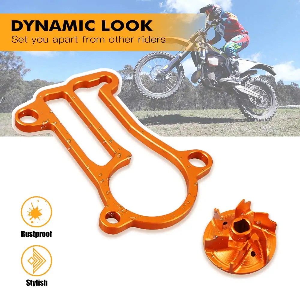 NICECNC ل KTM EXC 300 250 XC-W 300 2017-2019 دراجة نارية المتضخم مضخة مياه المكره برودة الألومنيوم SX XC 250 300 2017 2018