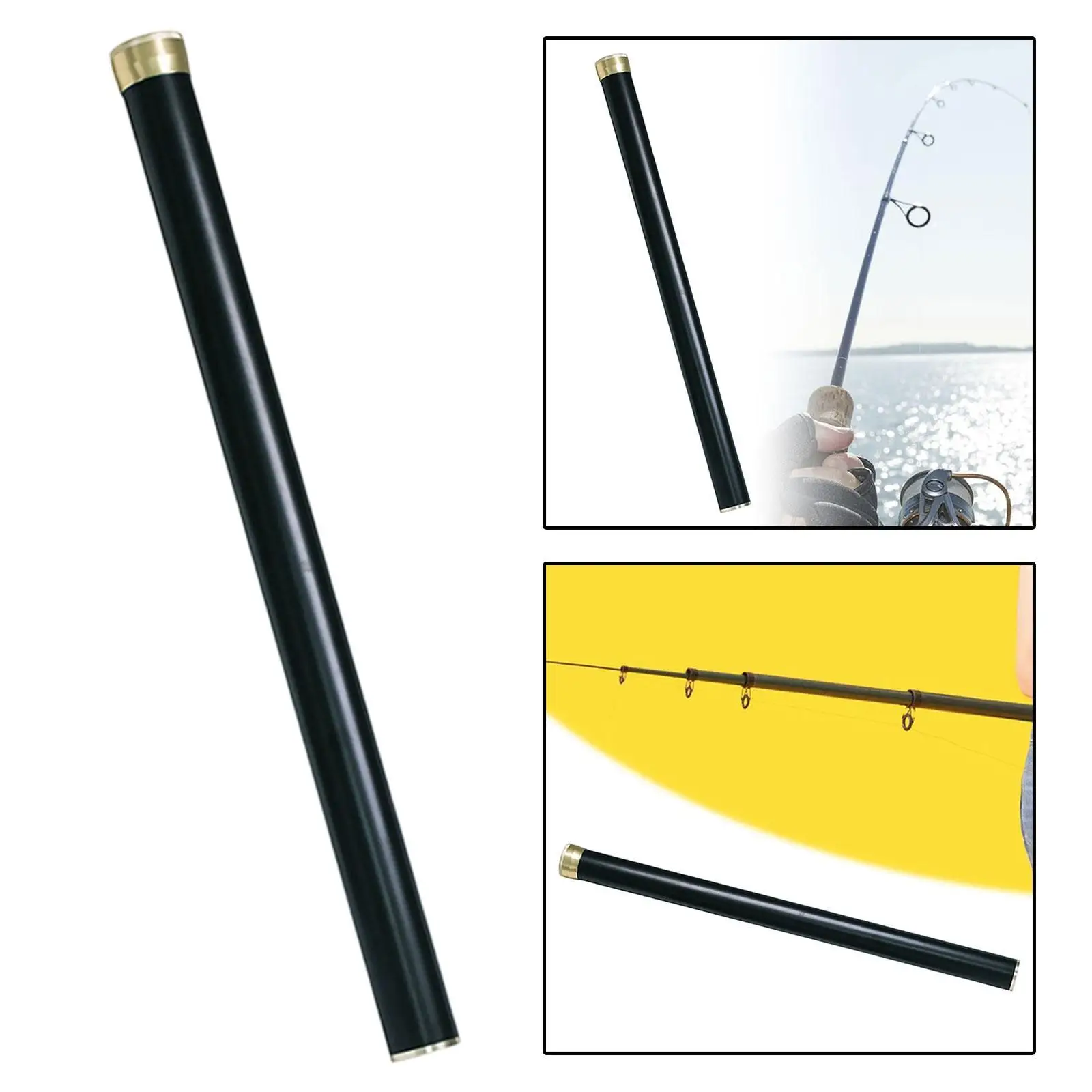 

Fishing Rod Travel Tube Scratch Resistant Professional Fishing Pole Case Fishing Gear Bag with Aluminum Cap for Outdoor Travel