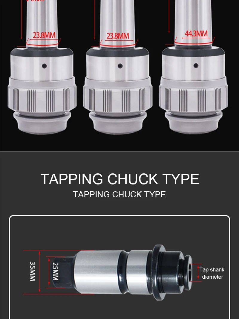 Tapping Machine Conversion Chuck Set ISO40 NT30 NT40 BT30 BT40 R8 MT2 MT3 MT4 MT5 OZ25 OZ32 OZ Series Tools for Drill Collet