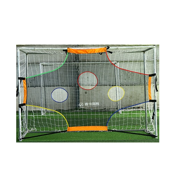 شبكة هدف كرة القدم المحمولة عالية الجودة، معدات تدريب الرماية لكرة القدم #1