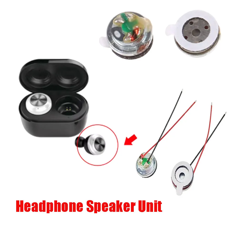 2pcs 32R 32ohm TWS In-ear 8MM headphone speaker 3RD generation Unit Full Range Headset Driver Repair Earphone Speaker