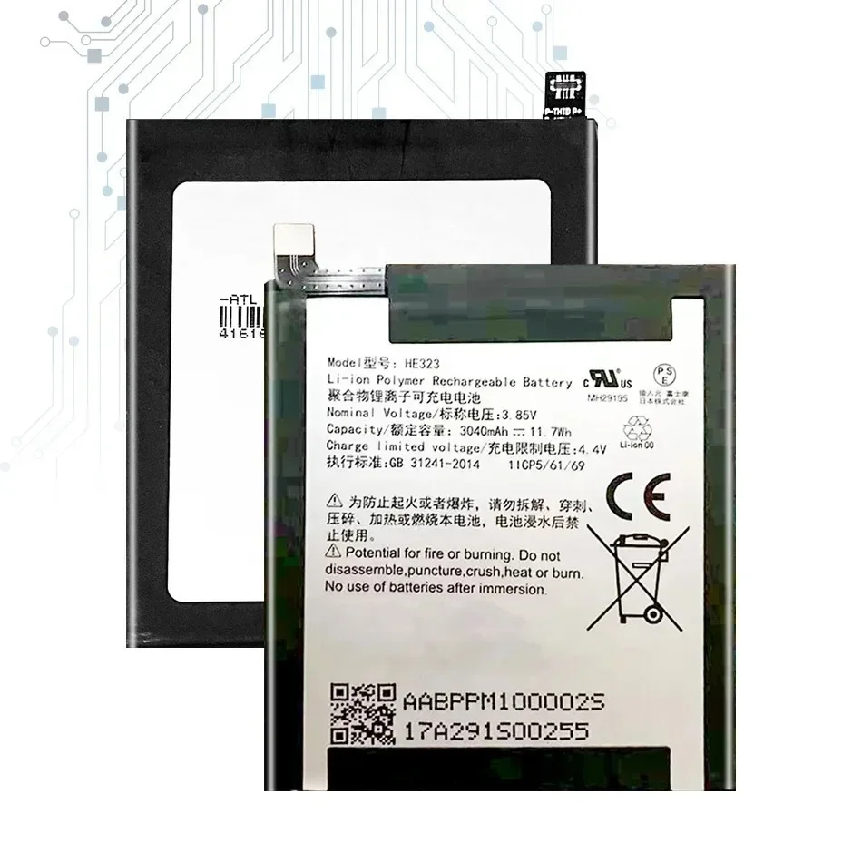 

Сменный аккумулятор HE323 для телефона Essential PH-1