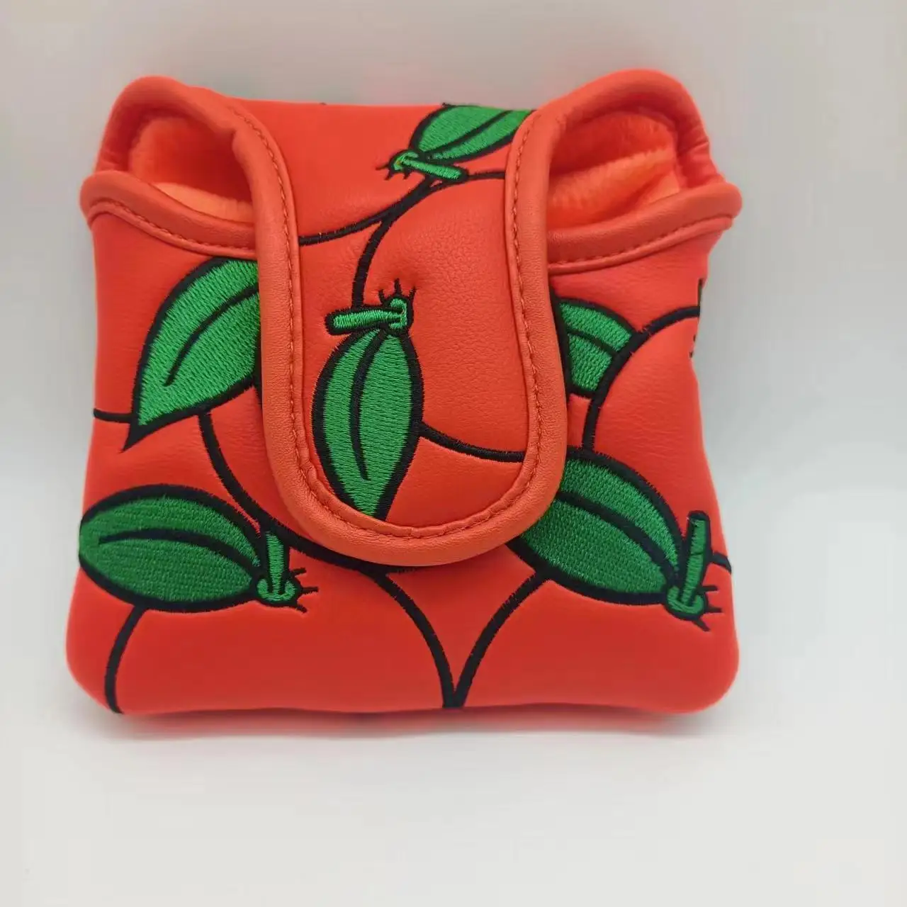 Oranges Golf Mallet Cover Orange Golf Head Cover Grip Putter Golf Orange With Magnetic Closure For Taylormade Big Square