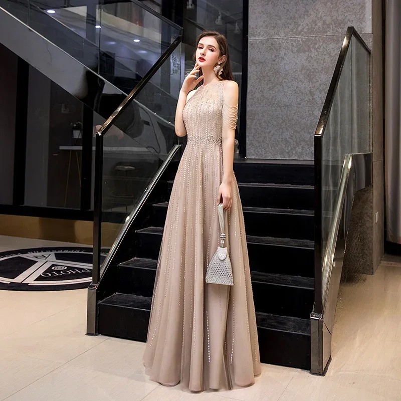 Elegant Party Dresses for Women Luxury Woman Evening Dress for Women Prom Gown Formal Long Suitable Request Occasion Customized