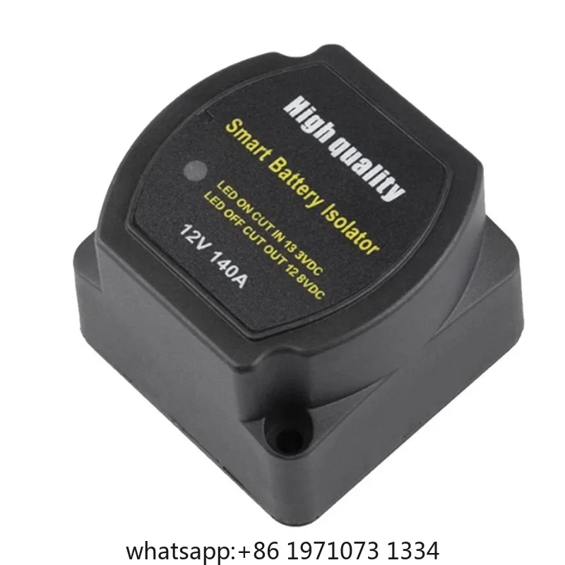 Dual Battery Smart Isolator 12V 140A Voltage Sensitive Split Charge Relay VSR Car Accessories for Camper RV ATV Boat