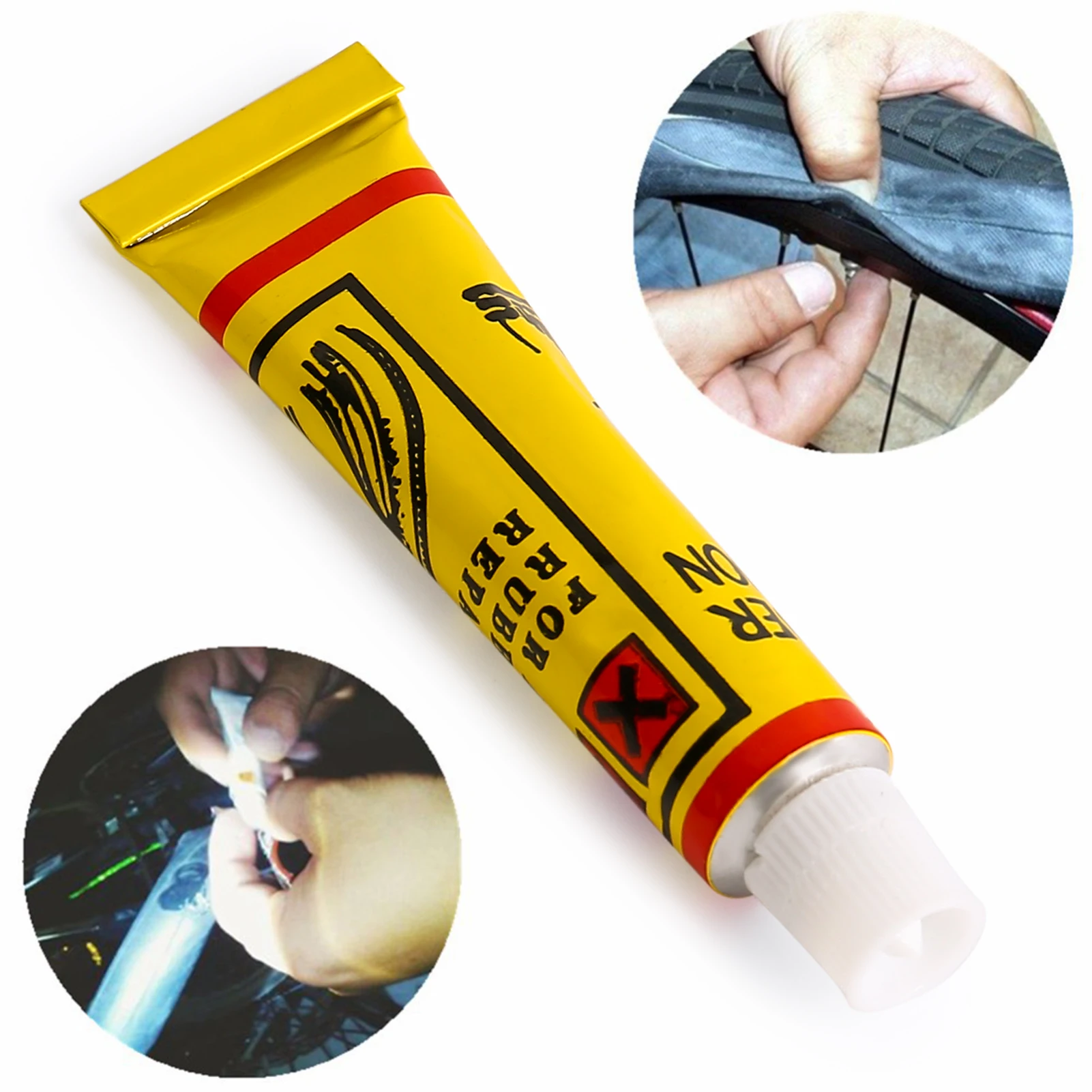 

Universal Motorcycle Bicycle Tire Repair Glue Quick Dry Waterproof Special Glue Gift for Cycling Enthusiast