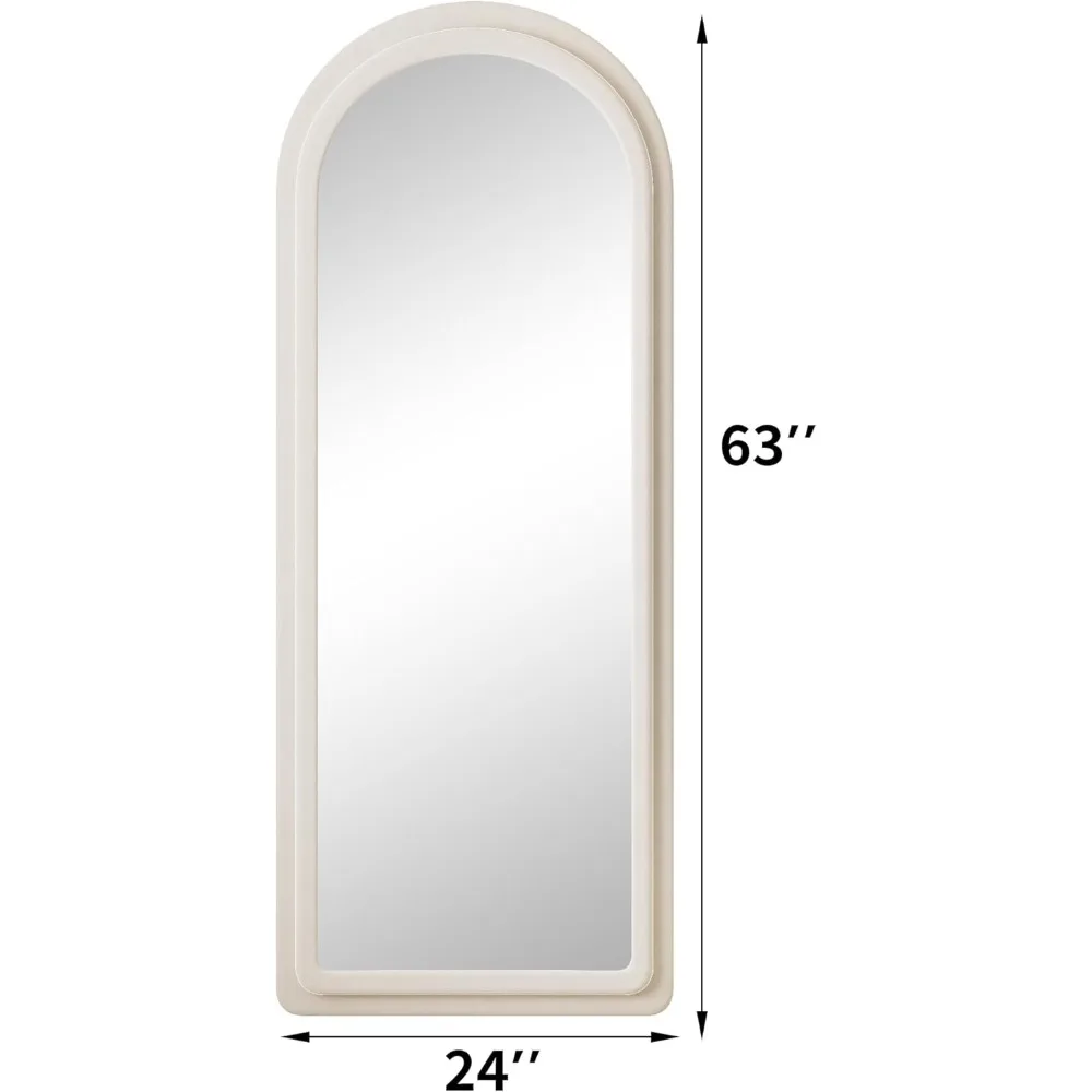 Arched Full Length Mirror with Stand, 63