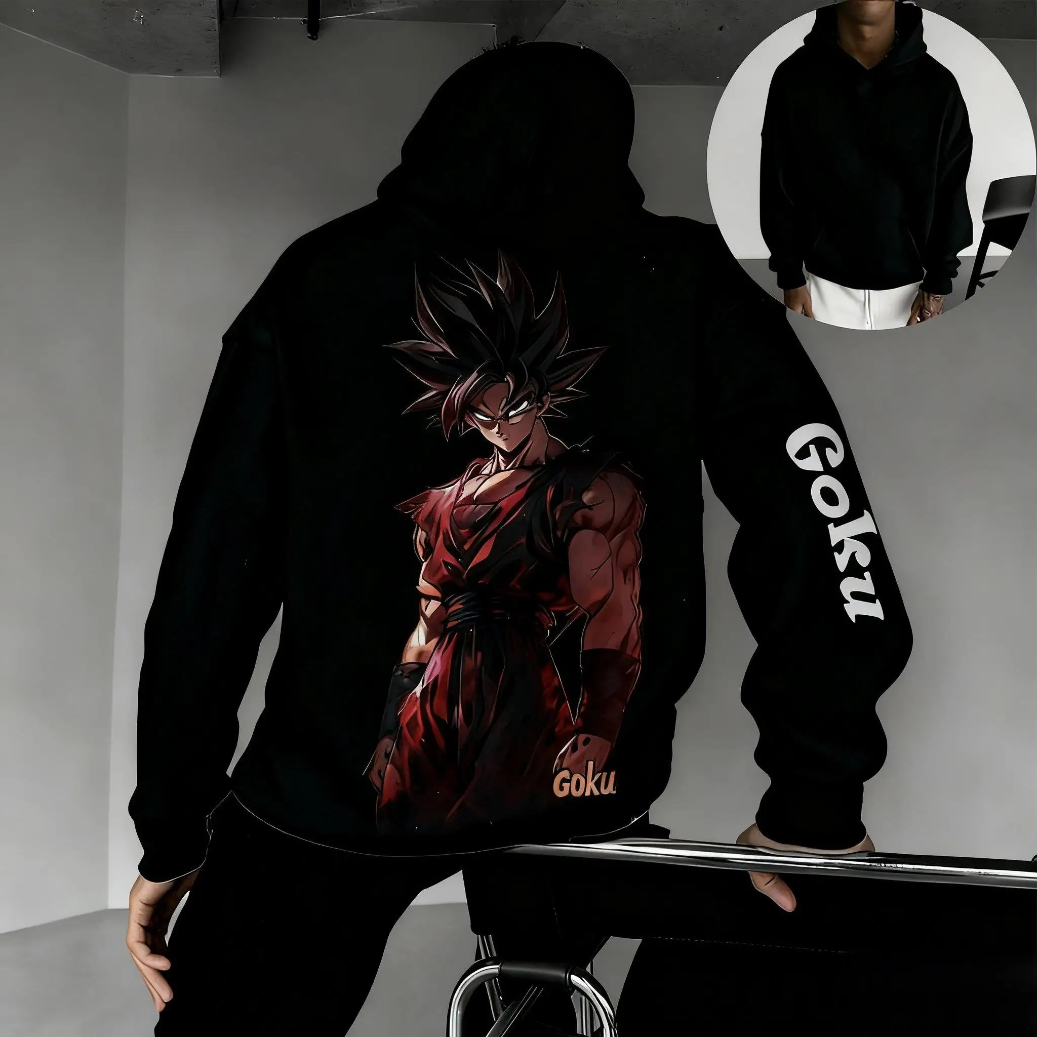 

Осень-зима 2025: хит продаж, новый анимационный Dragon Ball, свитер с капюшоном и 3D принтом, уличная повседневная модная толстовка с капюшоном