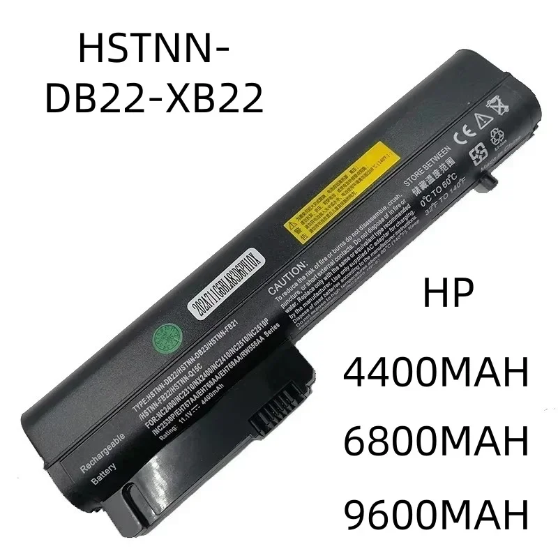 HSTNN-DB22 HSTNN-XB22 Compatible Laptop Battery for HP EliteBook 2530p 2540p 2400 2510p NC2400 Business Notebook Replacement