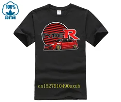 シビックタイプr,jdm,fn2,黒の車のTシャツ