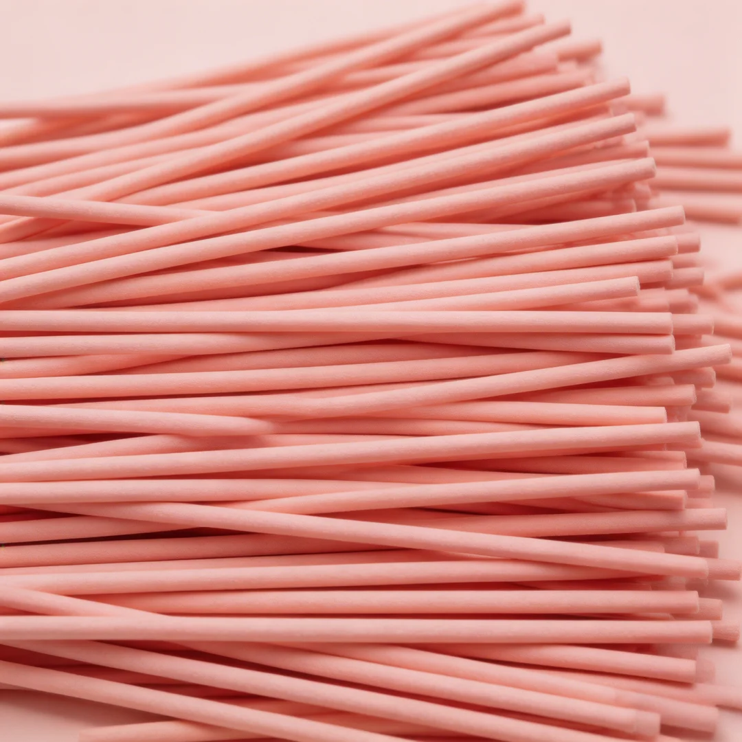 10pcs pink Reed Diffuser Replacement Stick DIY Handmade Home Decor Extra Thick Rattan Aromatherapy Diffuser Refill Sticks