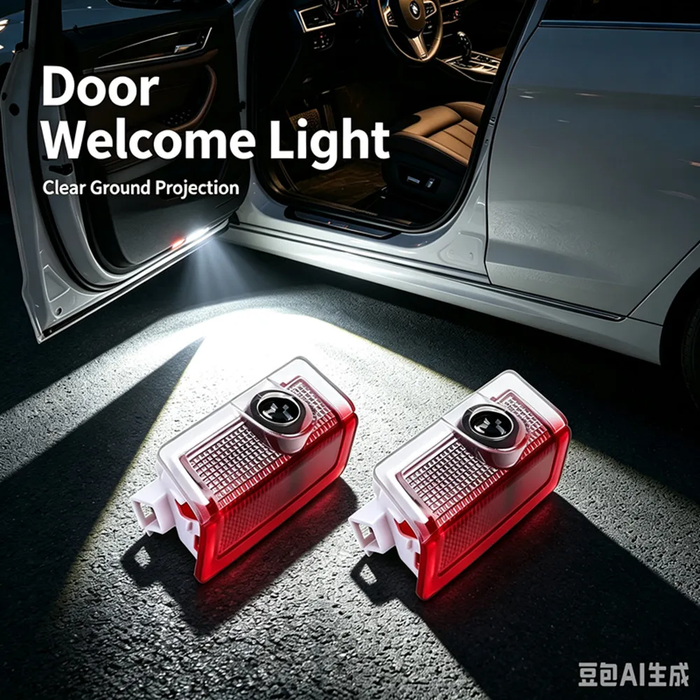 LED Car Door Logo Ghost Shadow Welcome Light Accessories For Mercedes Benz C E W205 W212 W213 W166 W167 W176 W177 W246 X156 X253