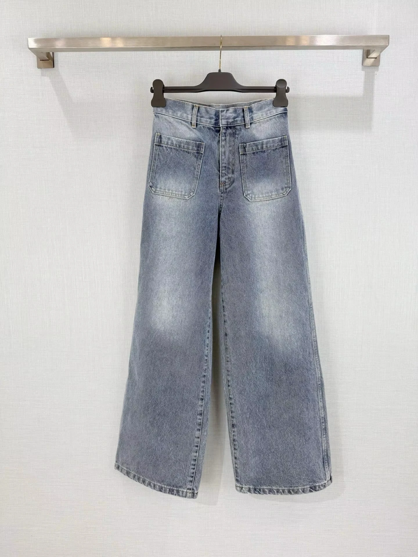 

Designer Brand Summer New Cotton Old Flower High Waist Wide Leg Jeans Soft Comfortable Breathable Casual Fashion Versatile