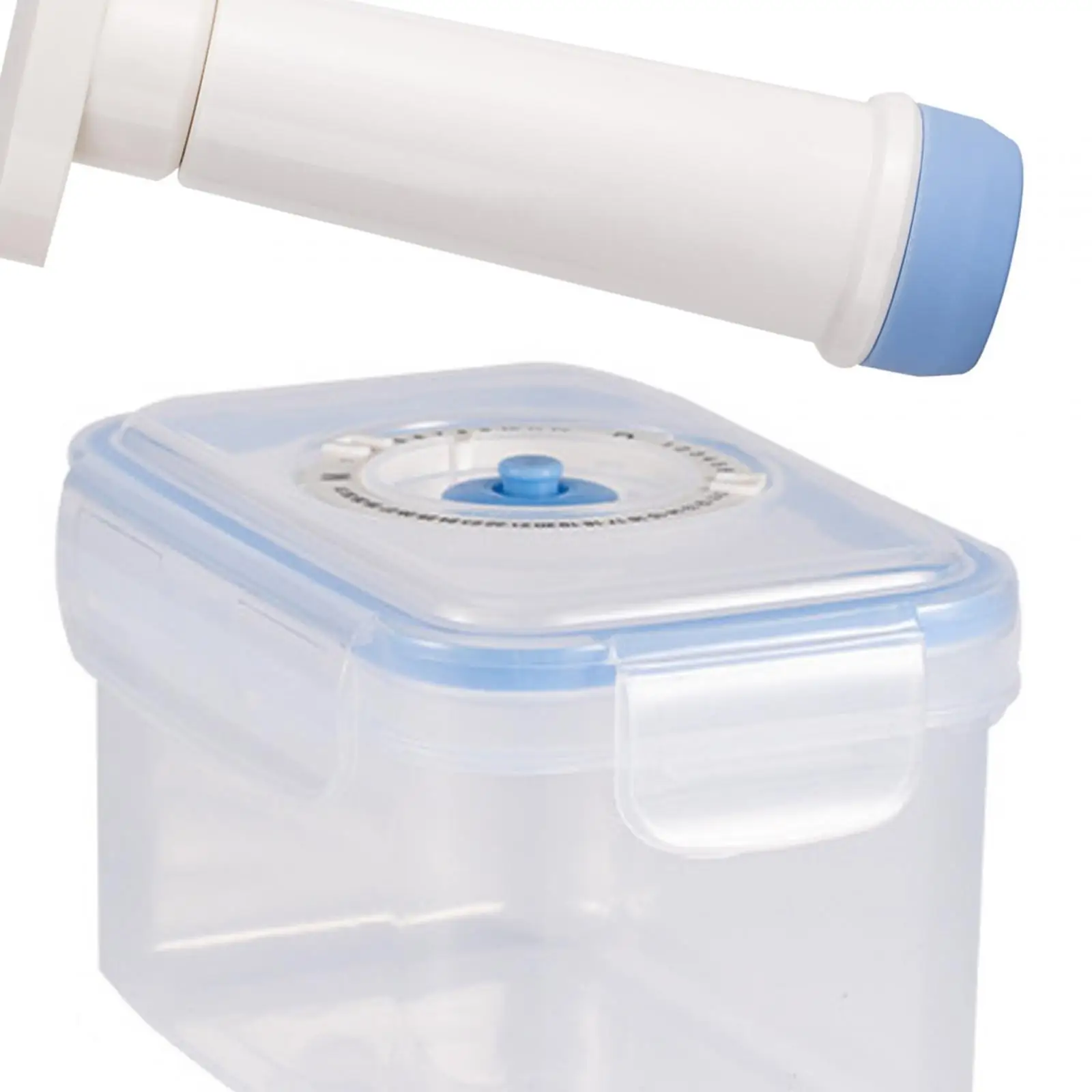 Portable Food Storage Container with Vacuum Sealer Pump Date Mark Airtight Box for Bulk Food and Meals