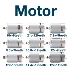 Motor for GRS550VC 7.2V 9.6V 10.8V 12V 14.4V Cordless Li-Ion Drill Motor Accessories Replacement