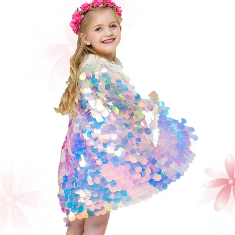 

Накидка для красочного мягкого плаща, милая мантия, аксессуары для праздничного костюма, аксессуары, размер L