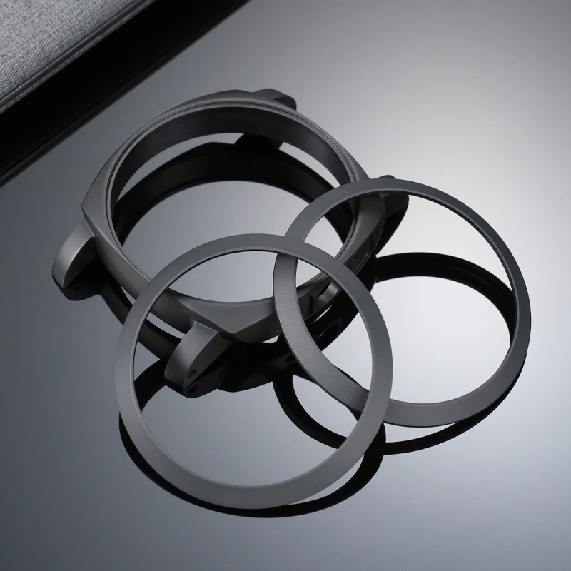 علبة وإطار من السيراميك باللون الأسود غير اللامع لساعة Panerai LUMINOR 1950 PAMO0441 الأوتوماتيكية وإكسسوارات ساعات رجالية